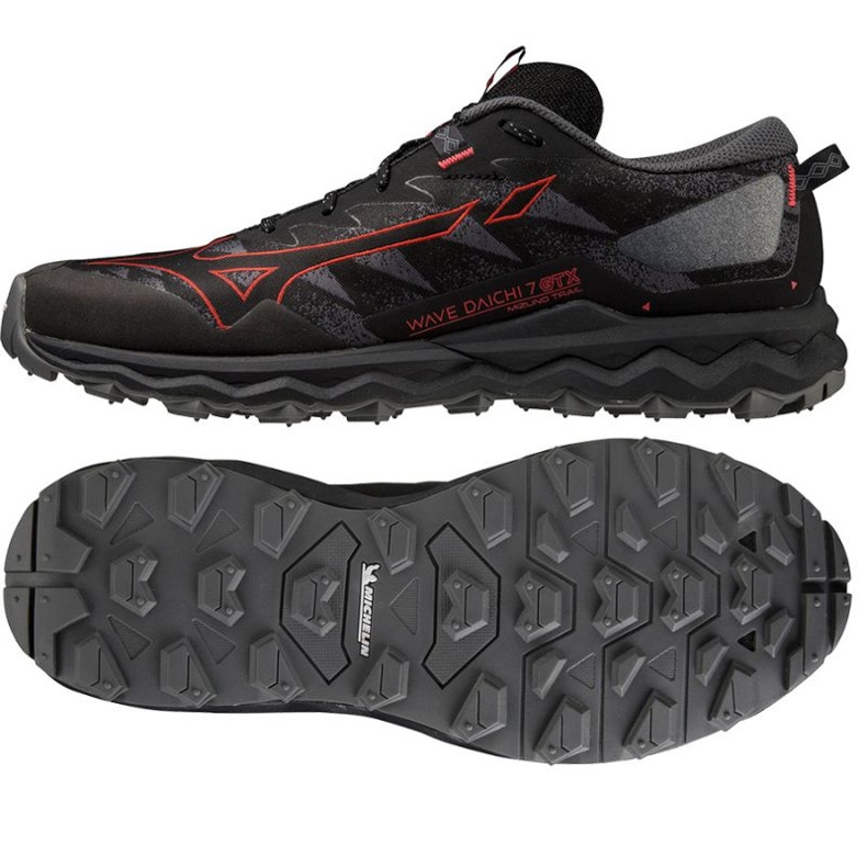 Scarpe da corsa mizuno wave daichi j1gj225601 Gore-tex nero 1