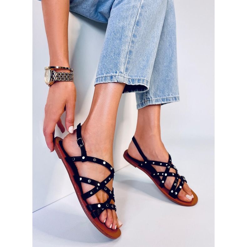 Capriati Sandali Romani Neri nero 2