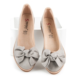 Seastar Ballerine in camoscio grigio 1