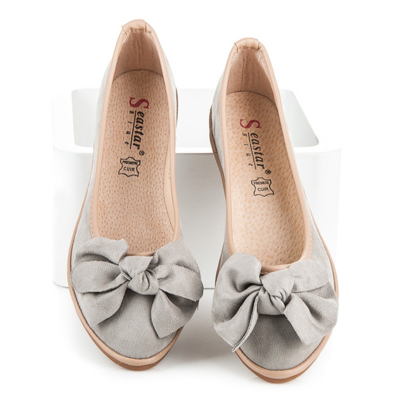 Seastar Ballerine in camoscio grigio 1