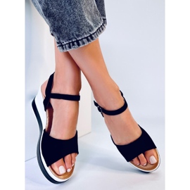 BM Dirado Sandali con zeppa neri nero 1