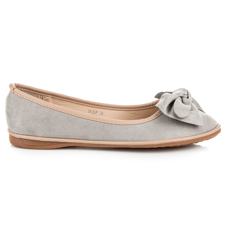 Seastar Ballerine in camoscio grigio 2