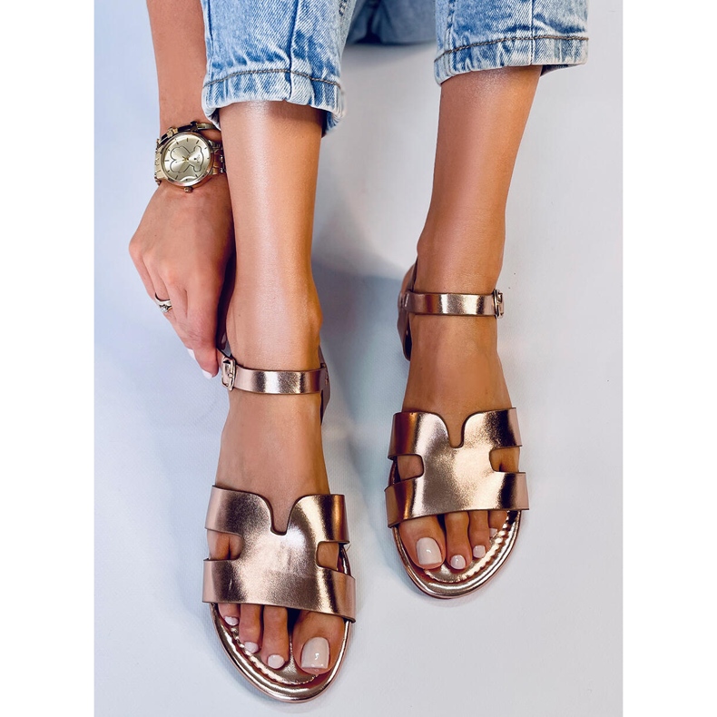 Sandali da donna Forney Champagne d'oro 1