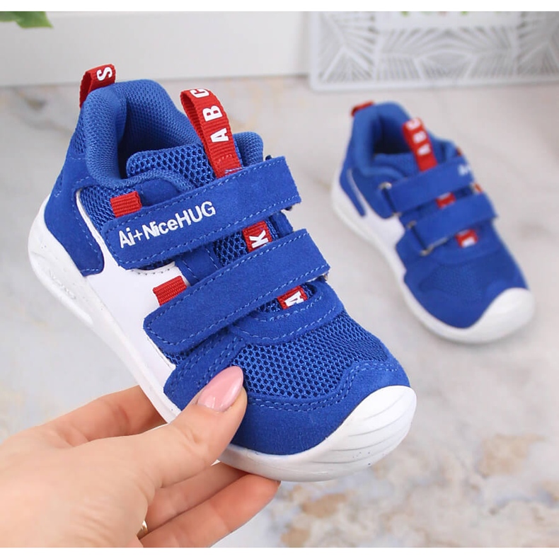 Atletico Scarpe sportive per bambini con velcro blu AbcKids Y211120 1