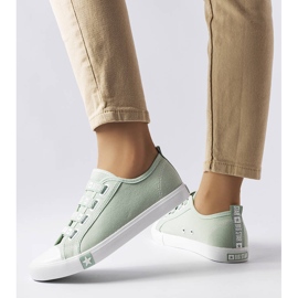 Sneakers slip-on verdi di Big Star HH274097 verde 1
