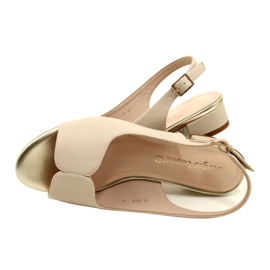 Sandali Con Tacco Sergio Leone SK829 Beige 5