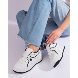 Scarpe sportive da donna Shelovet bianche e nere bianca 1