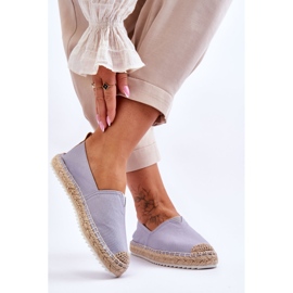 Espadrillas con suola intrecciata Big Star HH274497 Azzurro blu 2