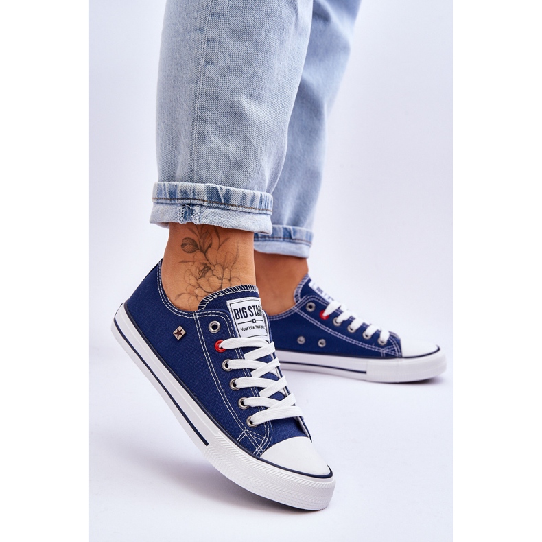 Sneakers da donna Big Star T274021 Blu Navy 2