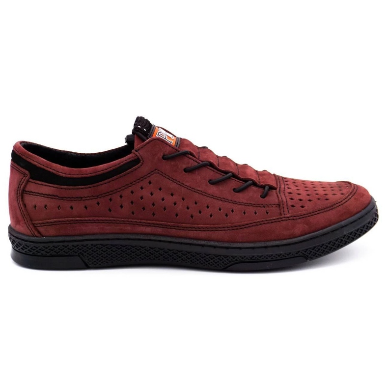 Polbut Scarpe da uomo in pelle K22P chiaretto rosso 1