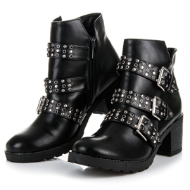 Kylie Stivali rock da donna nero 2