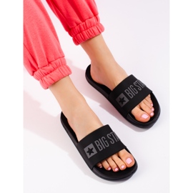 Ciabatte da donna nere Big Star FF274A200906 nero 1