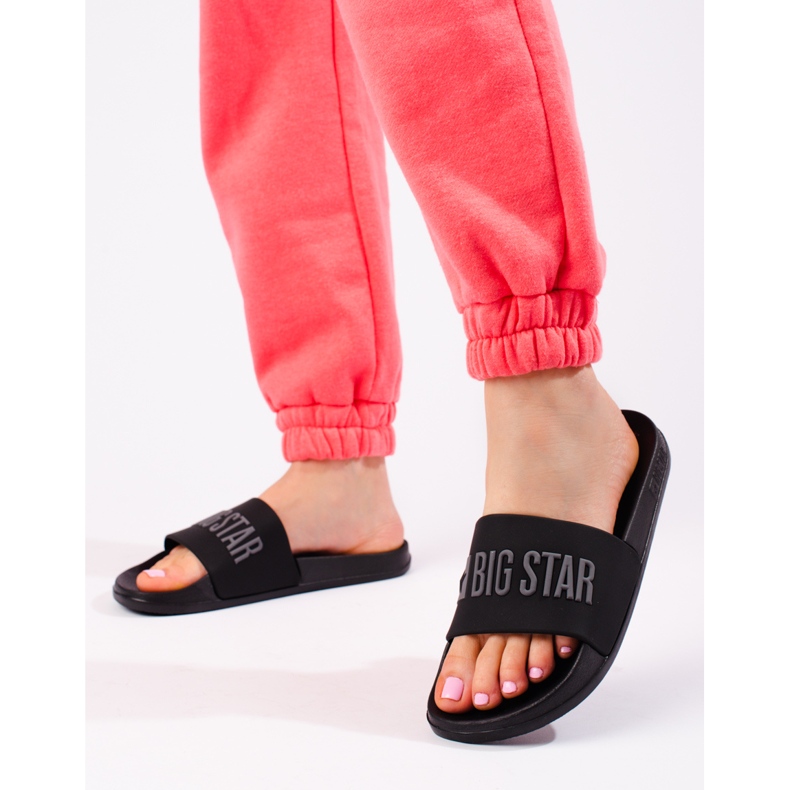 Ciabatte da donna nere Big Star FF274A200906 nero 2