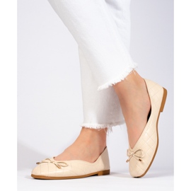 Ballerine classiche Shelovet beige da donna 1