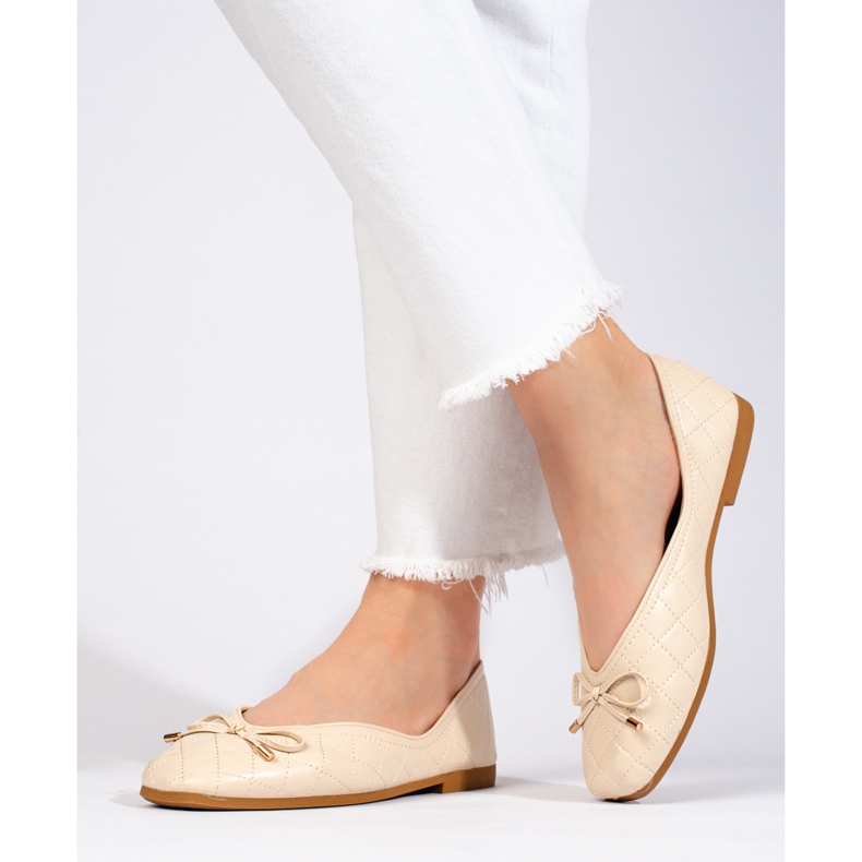 Ballerine classiche Shelovet beige da donna 1