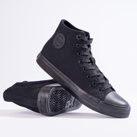Sneakers alte nere da uomo Big Star FF174550 nero 1
