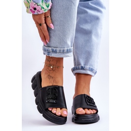 Vinceza Pantofole Platform Donna Con Decorazione Black Monroe nero 1