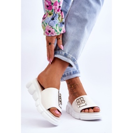 Vinceza Pantofole Platform Da Donna Con Decorazione Beige Monroe 2