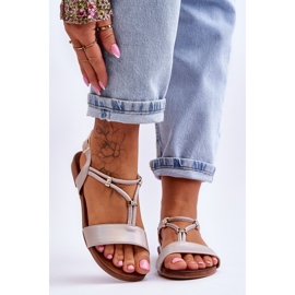 Sandali Bassi da Donna S.Barski KV-541-120 Oro d'oro 1