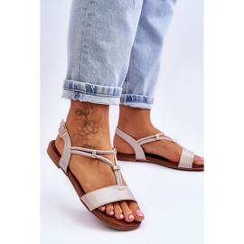 Sandali Bassi da Donna S.Barski KV-541-120 Oro d'oro 2