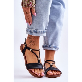 Sandali Bassi da Donna S.Barski KV-541-120 Neri nero 1