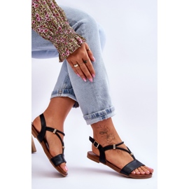 Sandali Bassi da Donna S.Barski KV-541-120 Neri nero 2