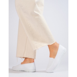W. Potocki Slip bianco da donna in tessuto Potocki 1