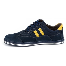 ABIS Scarpe da uomo 1801N blu navy 1
