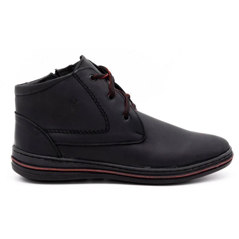 Polbut 339 scarpe da uomo nere nero 1