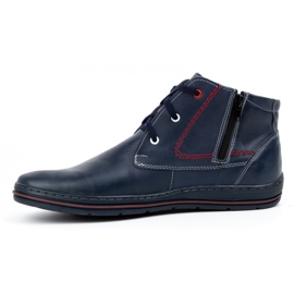 Polbut 339 scarpe da uomo blu navy 1