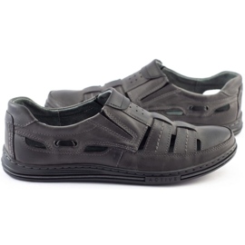 Polbut Scarpe traforate da uomo 06 per l'estate Grigio 2