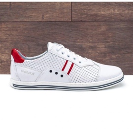 Polbut 1801P scarpe da uomo casual bianche bianco 1