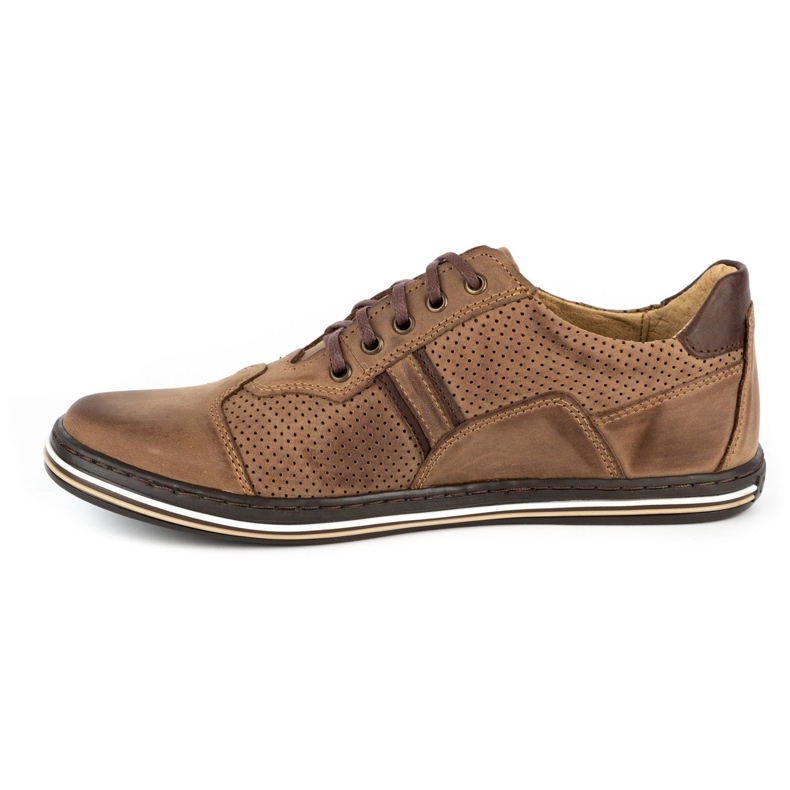 Polbut Scarpe casual da uomo 1801P marrone 1