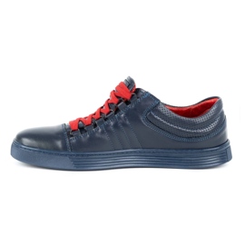 KENT Scarpe casual da uomo 305 blu navy 1