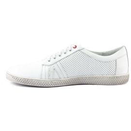 KOMODO Scarpe casual da uomo 910 bianche bianca 1