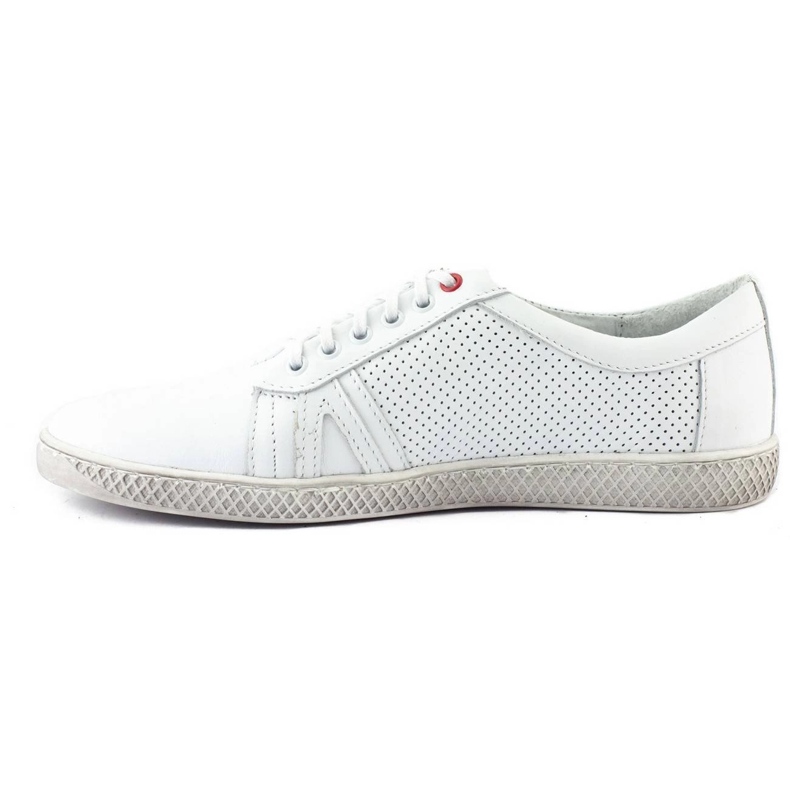 KOMODO Scarpe casual da uomo 910 bianche bianco 1