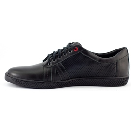 KOMODO Scarpe da uomo casual nere 910 nero 1
