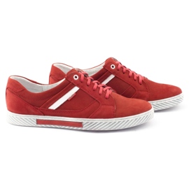 Polbut Scarpe da uomo rosse J47 rosso 1