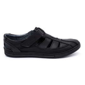 Polbut Scarpe da uomo nere k18 nero 2