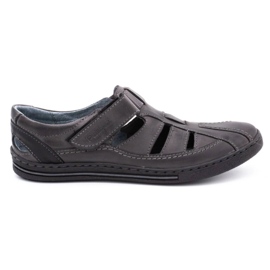 Polbut Scarpe da uomo grigie K18 grigio 2