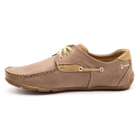 KENT Scarpe da uomo mocassini 208 marrone 1