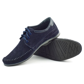 KOMODO Scarpe Mocassini uomo 875 blu navy 1