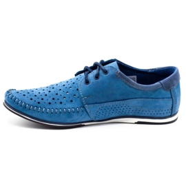 KOMODO Scarpe uomo mocassini 875 summer blue 1