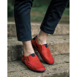 Mario Pala Scarpe uomo mocassini 901 summer red rosso 1