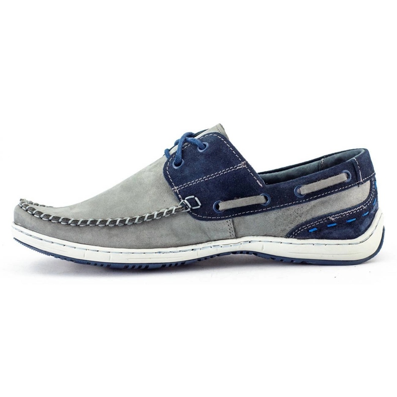 KOMODO Mocassino uomo grigio 902 1