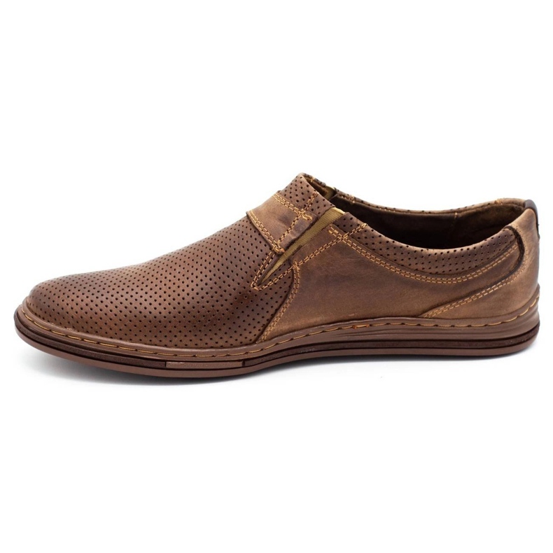 Polbut Scarpe da uomo in pelle 362 Per Brown marrone 1