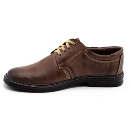 Joker Scarpe da uomo in pelle 415 marrone 1