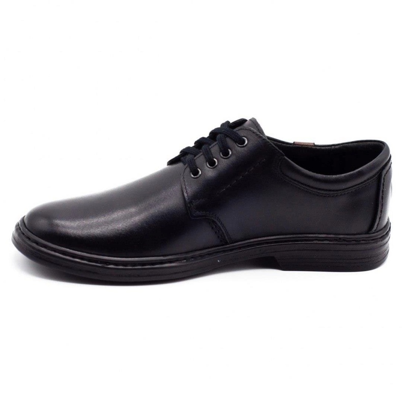 Joker Scarpe da uomo in pelle 415 nere nero 1