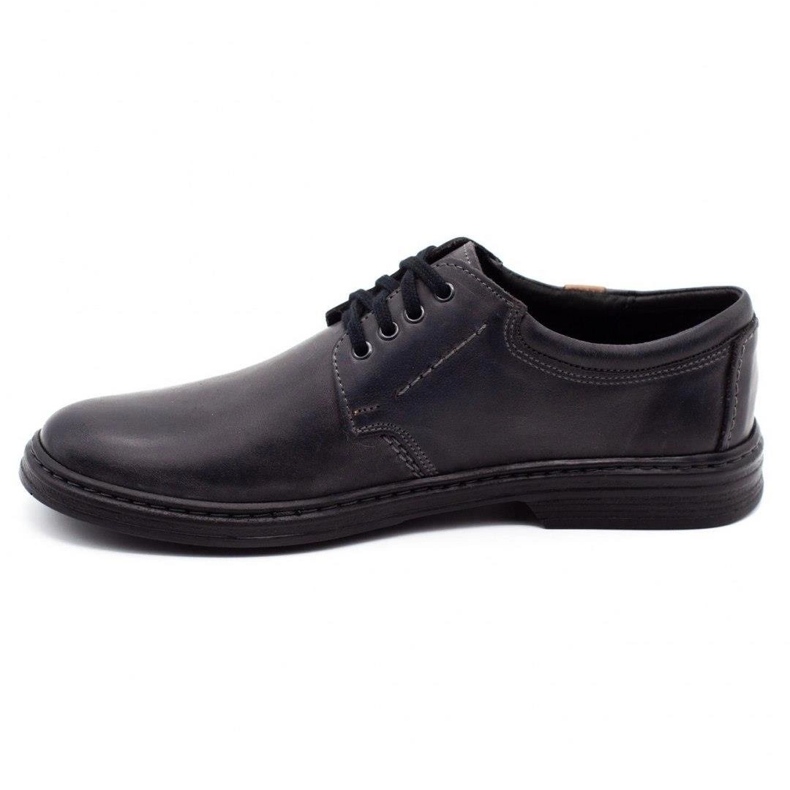 Joker Scarpe da uomo in pelle 415 grigie grigio 1