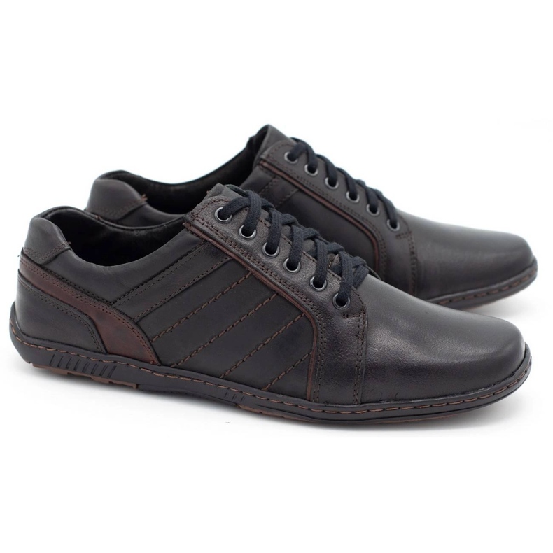 Mario Pala Scarpe da uomo in pelle 616 nere nero 2